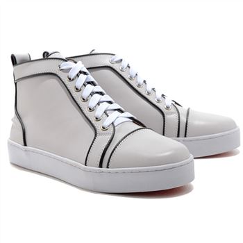Christian Louboutin Louis Jeweled Sneakers White