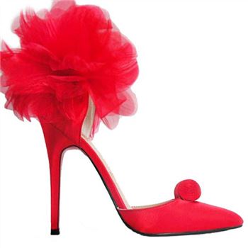 Christian Louboutin Eugenie 120mm Special Occasion Red
