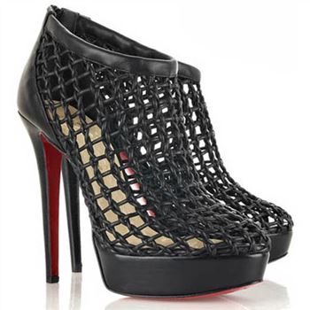 Christian Louboutin Coussin 140mm Ankle Boots Black