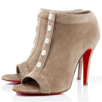 Christian Louboutin Maotic 120mm Ankle Boots Camel