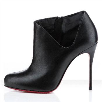 Christian Louboutin Lisse 100mm Ankle Boots Black