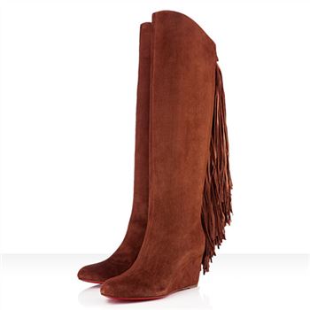 Christian Louboutin Pouliche 80mm Boots Brown