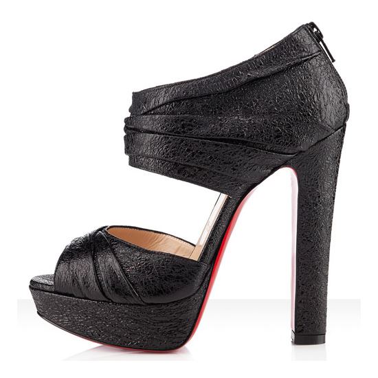 Christian Louboutin Applique 140mm Ankle Boots Black, Christian Louboutin Outlet, Christian ...