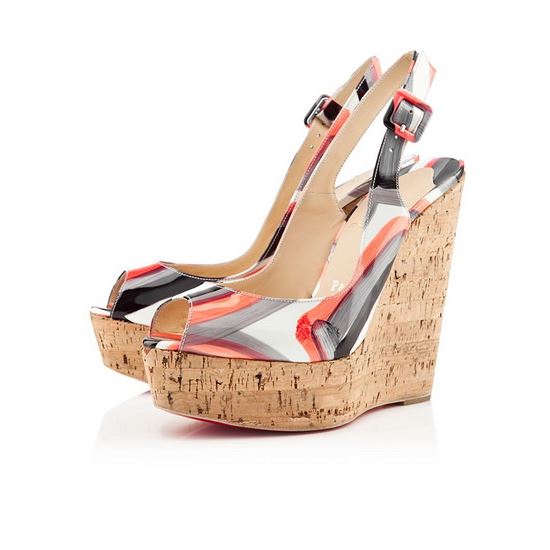 Christian Louboutin Une plume 140mm Wedges Multicolor, Christian Louboutin Sale, Louboutin